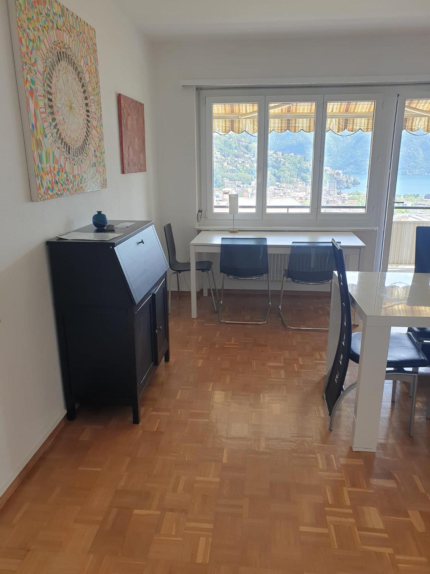 Lugano Lakeview Apartment With Self Check-In & Private Parking On Request Bagian luar foto